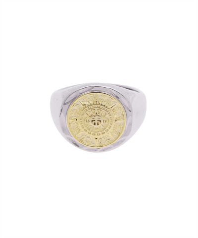 Serge Denimes Compass Sterling-silver Signet Ring