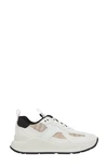 Burberry Sean Vintage Check Chunky Sneakers In White