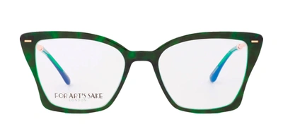 For Art's Sake Dion Optical Op434 Cat Eye Eyeglasses In Clear