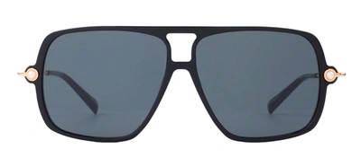 For Art's Sake Cinnamon Sun Sh1 Navigator Sunglasses In Grey