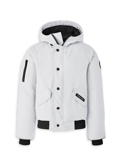 Canada Goose Little Kiid's & Kid's Rundle Bomber Jacket In North Star White