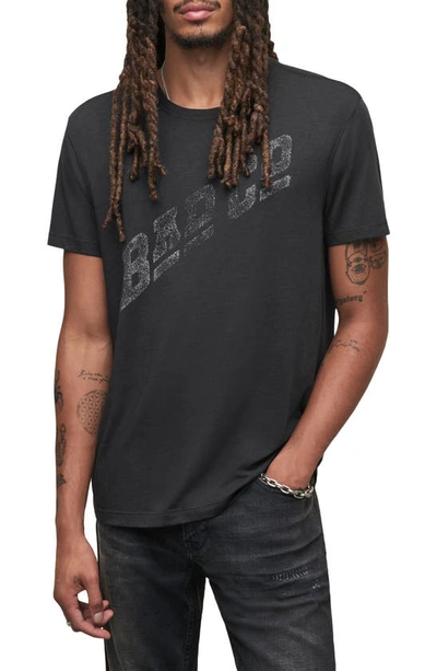 John Varvatos Men's Bad Company Logo T-shirt In Black