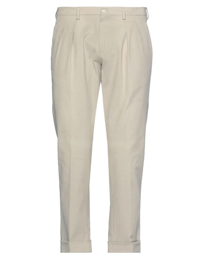 Angelo Nardelli Cropped Pants In Beige