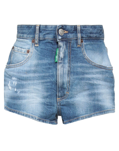 Dsquared2 Denim Shorts In Blue