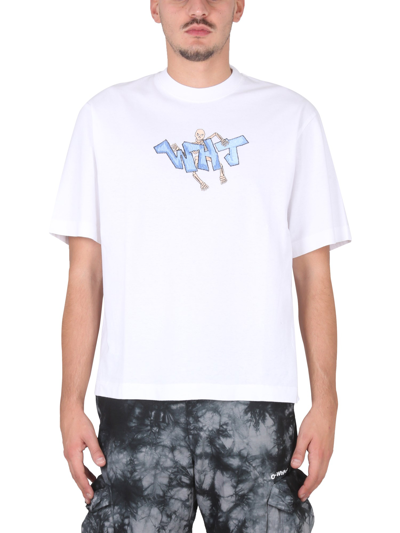 Off-white Crewneck T-shirt In White