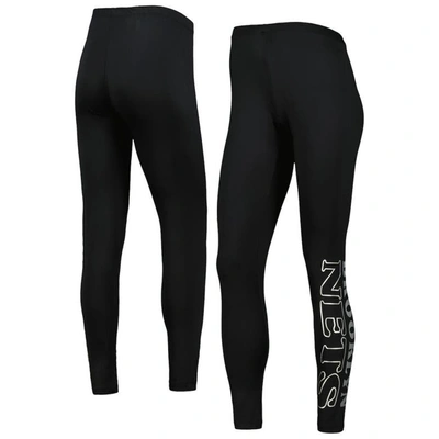 G-iii 4her By Carl Banks Black Brooklyn Nets Stadium Leggings