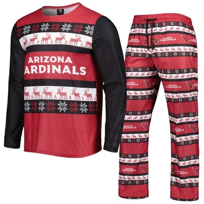 Foco Cardinal Arizona Cardinals Team Logo Ugly Pajama Set