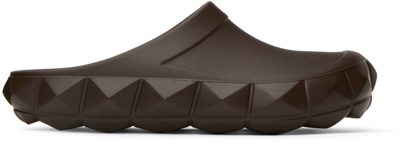 Valentino Garavani Rockstud Flat Slides In Fondant