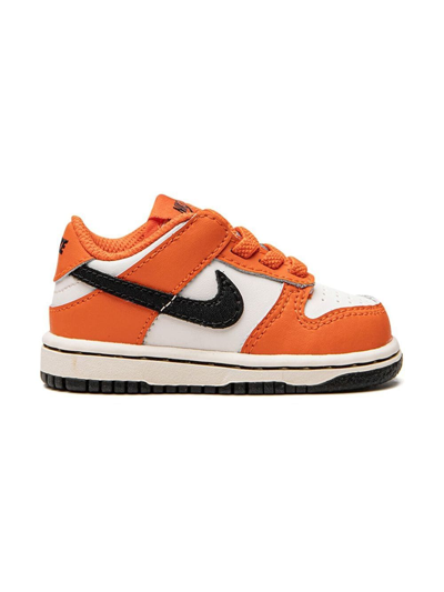 Nike Kids' Dunk Low 运动鞋 In Orange