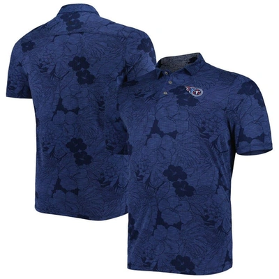Tommy Bahama Navy Tennessee Titans Big & Tall Miramar Blooms Polo