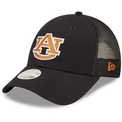 New Era Women's  Navy Auburn Tigers 9fortyâ Logo Spark Trucker Snapback Hat