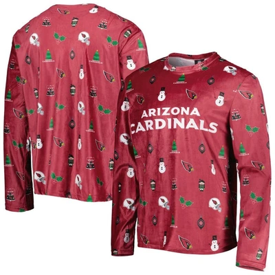 Foco Cardinal Arizona Cardinals Ugly Sweater Long Sleeve T-shirt