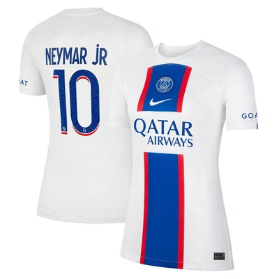 Nike Neymar Jr. White Paris Saint-germain 2022/23 Third Breathe Stadium Replica Player Jersey