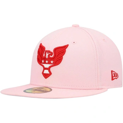New Era Pink D.c. United Pastel Pack 59fifty Fitted Hat
