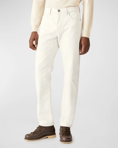 Loro Piana Quarona Five-pocket Denim Pants In White
