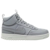 Nike Men's Court Vision Mid Winterized Casual Shoes In Gray/white/gray