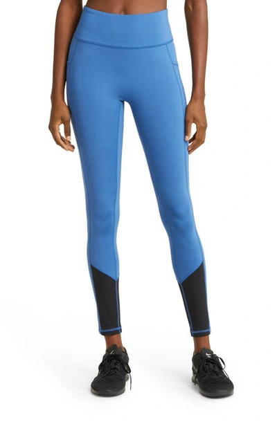 Tomboyx Pocket Ankle Leggings In Chrome Blue