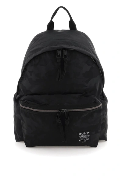Maison Kitsuné Padded Backpack X Eastpak In Black