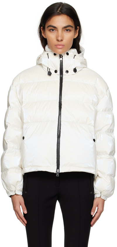 Moncler White Moselotte Short Down Jacket