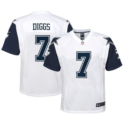 Nike Kids' Youth  Trevon Diggs White Dallas Cowboys Alternate Game Jersey