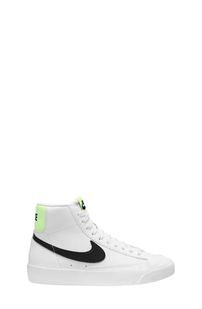 Nike Kids' Blazer Mid '77 Vintage Sneaker In White/ Black