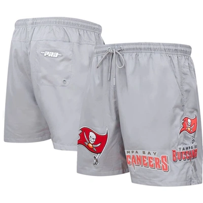Pro Standard Pewter Tampa Bay Buccaneers Woven Shorts