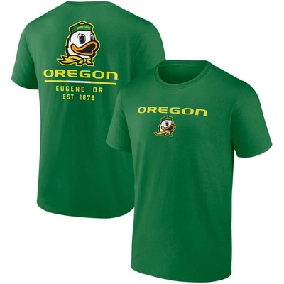 Fanatics Branded Green Oregon Ducks Game Day 2-hit T-shirt