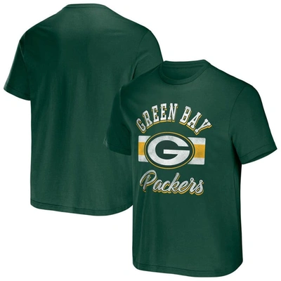 Nfl X Darius Rucker Collection By Fanatics Green Green Bay Packers Stripe T-shirt