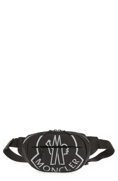 Moncler Cut Belt Bag In Black