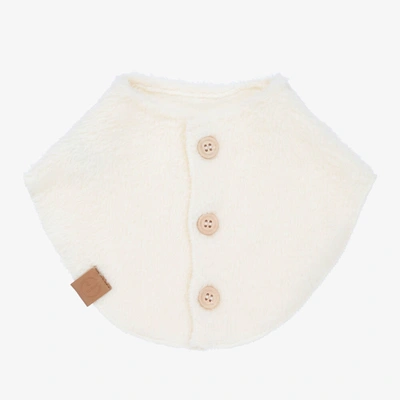 Elodie Babies' Ivory Faux Shearling Neck Warmer