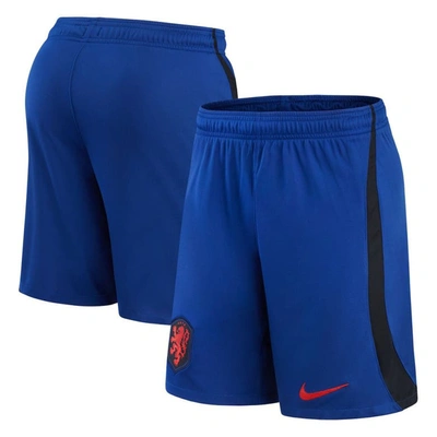 Nike Navy Netherlands National Team Away Performance Stadium Shorts In Blue
