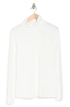 Renee C Long Sleeve Turtleneck Top In Ivory