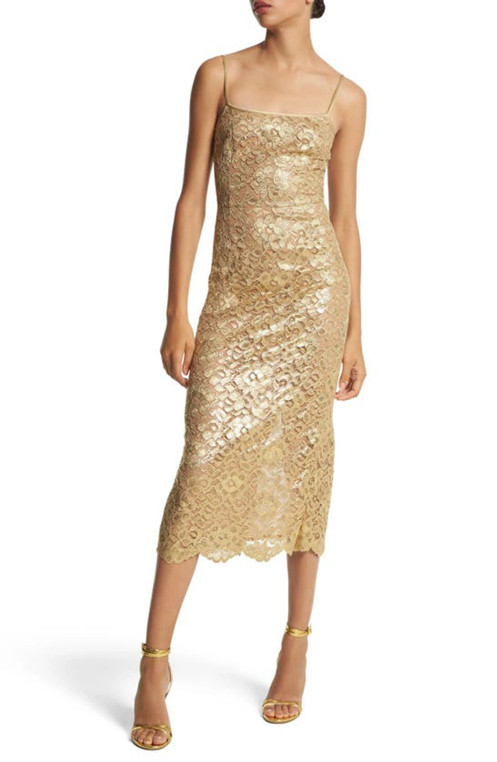 michael kors gold sequin wrap dress Elegant Navy Blue Spaghetti Strap Long Prom Dress with Star P2228 –  PreppyDress main image 1