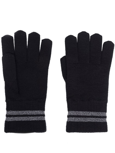 Canada Goose Barrier Wool Gloves In Black