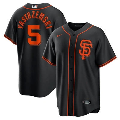 Nike Mike Yastrzemski Black San Francisco Giants Alternate Replica Player Name Jersey