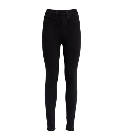 Good American Pull-on Skinny Jeans In Black