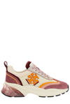 Tory Burch Good Luck Sneaker In New Cream/arancio/light Purple