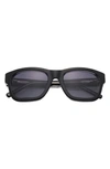 Ted Baker Polarized Square Sunglasses In Black