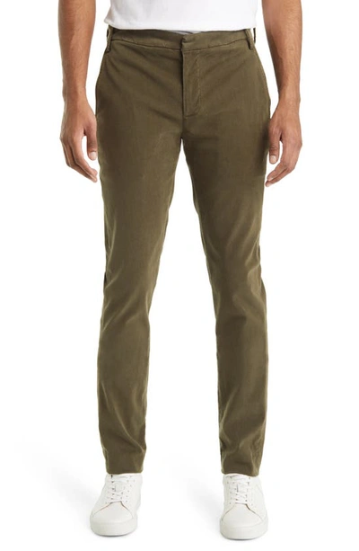 Frame Slim Fit Chinos In Military
