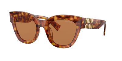 Miu Miu Women's Sunglasses, Mu 01ys51-x In Brown
