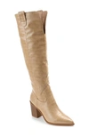 Journee Collection Foam Therese Boots In Tan
