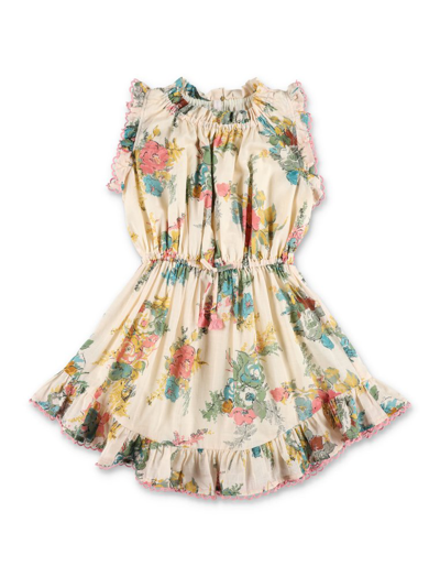 Zimmermann Clover Floral-print Cotton-poplin Flip Dress 4-12 Years In Multicolor