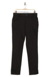 Calvin Klein Brushed Twill Skinny Pants In Black