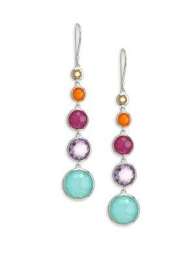 Ippolita Lollipop Lollitini Sterling Silver & Multi-stone 5-drop Earrings