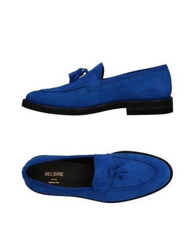 Belsire Loafers In Bright Blue