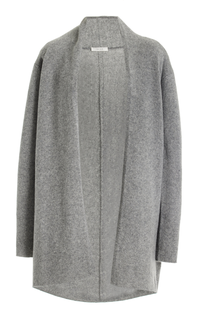 The Row Fulham Cashmere Cardigan In Grey