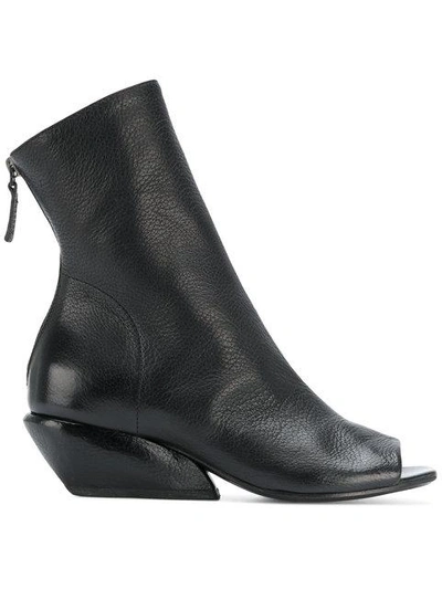 Marsèll Open Toe Boots - Black