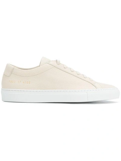 Common Projects Achilles Premium Low Trainers In Neutrals