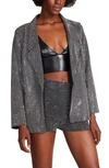 Steve Madden Aya Blazer In Silver