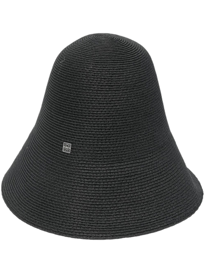 Totême Logo标牌细节渔夫帽 In Black